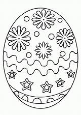 Coloring Easter Egg Pages Detailed Popular sketch template