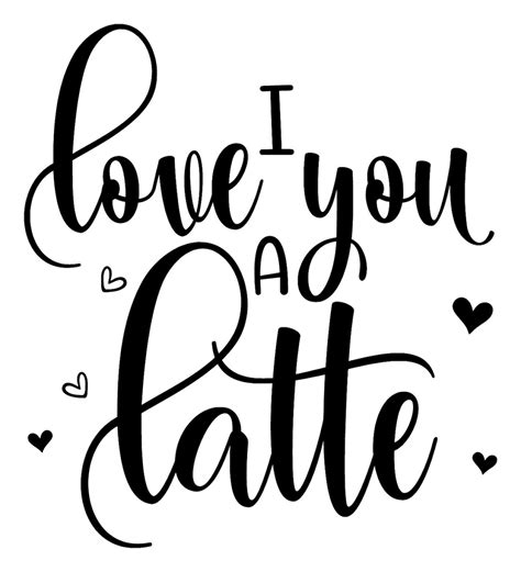 love   latte svg etsy