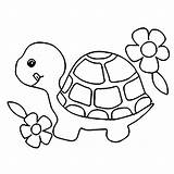 Coloring Pages Kids Turtles Children Turtle Printable Color Funny Colouring Print Animals Animal Mermaid sketch template