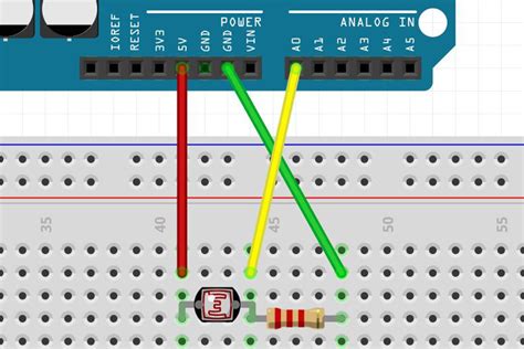 pairing  light dependent resistor   arduino circuit basics