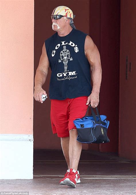 hulk hogan hits the gym with wife jennifer mcdaniel after being fired by wwe daily mail online