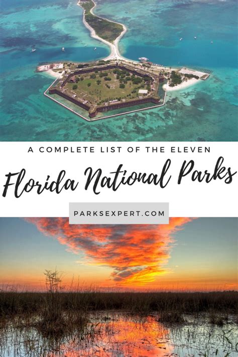 national parks  florida complete list  parks expert