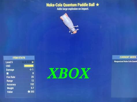 fallout  nuka cola quantum paddle ball awesome visual etsy