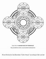 Mandala Pilih sketch template