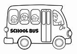Bus Coloring School Pages Printable Outline Transportation Kids Clipart Drawing Print Preschool Books Sheets Buses Truck Children Monster Clip Colouring sketch template