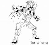 Mortal Kombat Colorear Cyrax Scorpion Páginas sketch template
