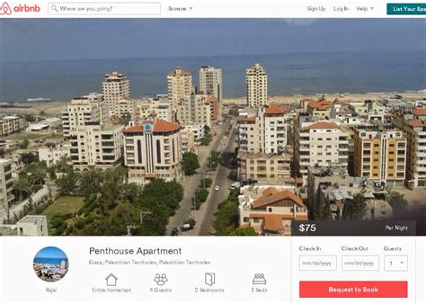 pro israel bay bloggers air bnb  gaza