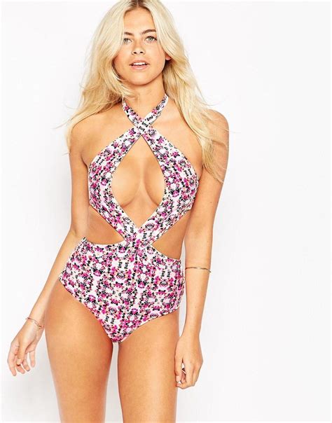 Wolf And Whistle Deep Plunge Swimsuit B F Cup At Plunge