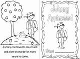 Johnny Appleseed Coloring Pages Reader Activities Writing Popular sketch template