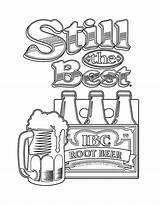 Beer Coloring Pages Root Still Place Getcolorings Getdrawings sketch template