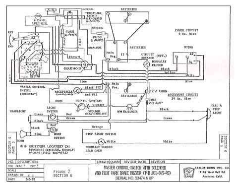 diagram golf cart  volt ezgo wiring diagram parts view topicvolt