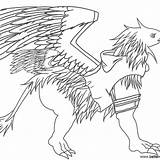 Griffin sketch template