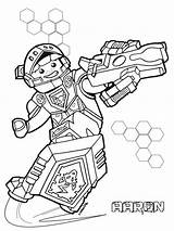 Nexo Pages Coloring Lego Knight Boys Recommended sketch template