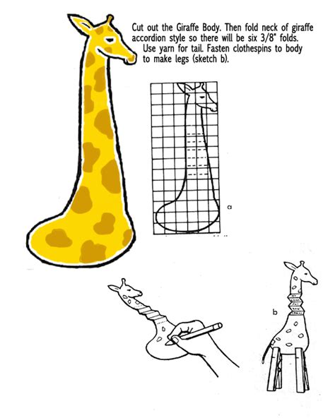 giraffe crafts  kids making giraffes  easy   arts