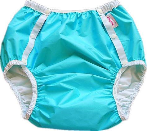 free shipping fuubuu2214 blue m adult diaper incontinence pants