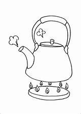 Teapot sketch template