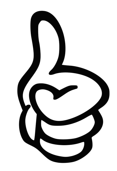 Black And White Thumbs Up Free Download On Clipartmag
