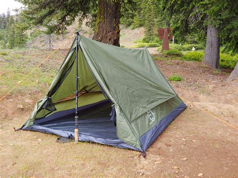 person trekking pole backpacking tent trekker tent  river country products