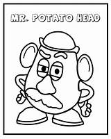 Potato Head Mr Printable Coloring Sheet Pages Sheets Educational Toys Great Coloringpagesfortoddlers Choose Board sketch template
