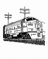 Train Coloring Pages Canadian National Locomotive Colouring 4fed Railroad Printable Diesel Trains Color Sheets Engine Book Print Deisel Vehicles Col sketch template