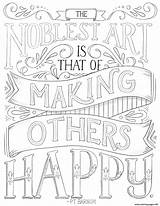 Coloring Happy Others Making Pages Printable sketch template