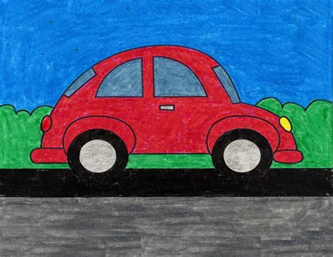draw  easy car art projects  kids
