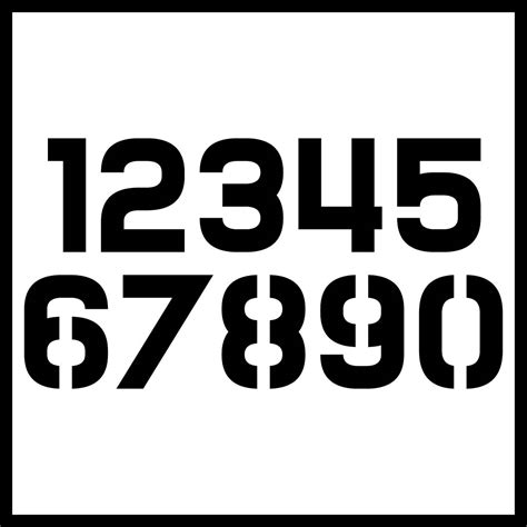 printable numbers printableecom   printable number