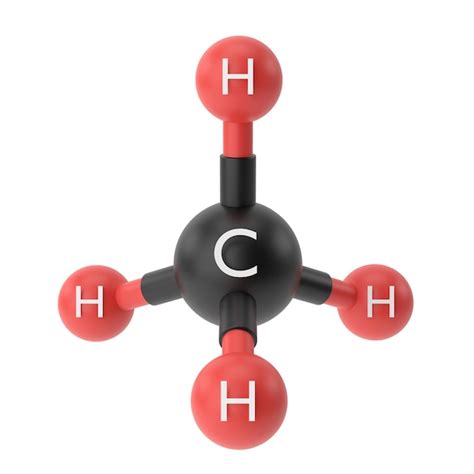 ch metano formula quimica estructura quimica  ilustracion  foto