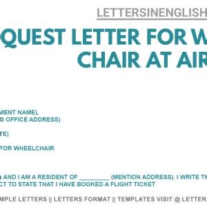 request letter  replacement  office chair office chair