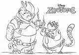Zootopie Zootopia Benjamin Clawhauser Mchorn Paisible Archivioclerici sketch template