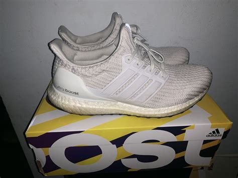 Adidas Ultra Boost V2 All White Size 8 5 Men’s For Sale