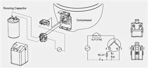 maintenance  repair refrigator installation diagram compressor relay samsung