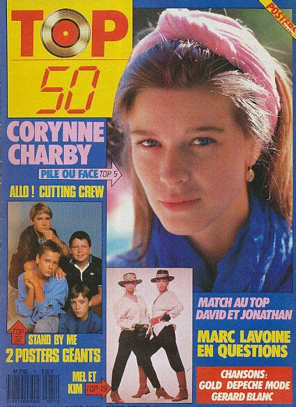 corynne charby corynne charbit top 50 magazine 13 july 1987 cover