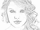 Coloring Swift Taylor Pages Printable Colouring Sheets Clipart People Kids Adults Easy Print Coloringpages Singer Cute Celebrity Library Clip Choose sketch template