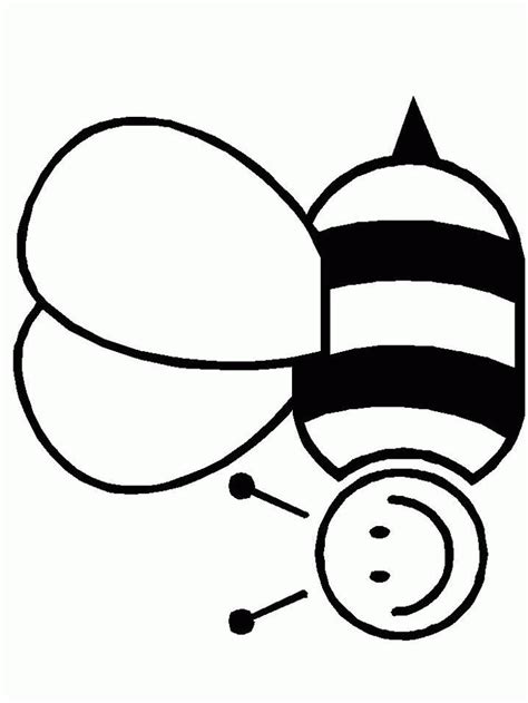 bumble bee template clipart