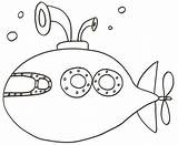 Submarino Molde Submarinos Dibujo Submarine Feltro Eva sketch template