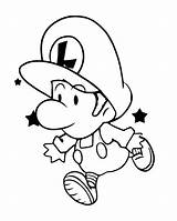 Luigi Mario Coloring Baby Pages Super Printable Bros Da Colorare Kids Line Disegni Drawing Di Para Deviantart Google Search Color sketch template