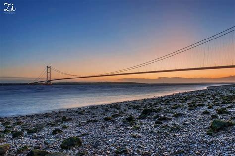 the humber bridge linking yorkshire with lincolnshire