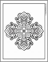 Celtic Coloring Pages Recovery Cross Printable Colorwithfuzzy Color Irish St Print Gaelic Getcolorings Ornate Scottish sketch template