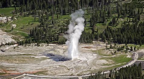 Men Face Charges For Walking On Old Faithful Geyser Mtpr