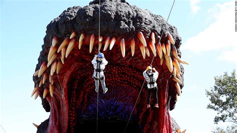 New Japanese Theme Park Attraction Lets Guests Zipline Into Godzilla S