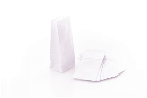 torebki papierowe klockowe biale xx cm pakiet  sztuk sklep