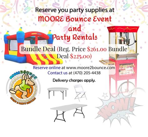 inflatable bundle deal moore bounce event party rentals