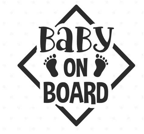 baby  board decal etsy