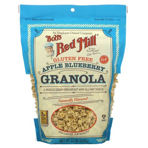Bob S Red Mill Granola Gluten Free Apple Blueberry 12 Oz Pack Of 1