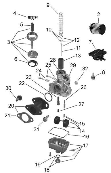 walbro carb parts diagram wiring diagram
