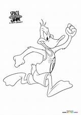 Daffy Lebron Looney Tunes Goon Dunking sketch template