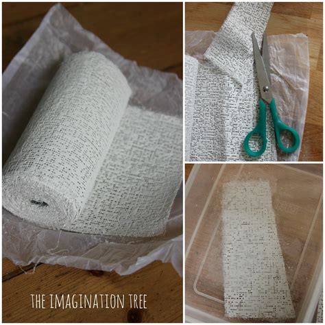 diy plaster casts  doctor role play  imagination tree