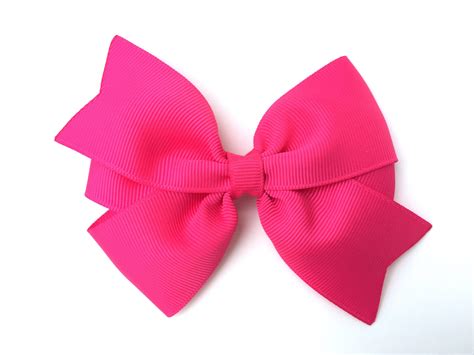 hot pink hair bow hot pink bow   bows pinwheel