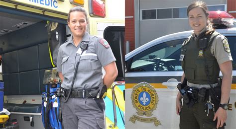 des femmes aux métiers non traditionnels policière et ambulancière